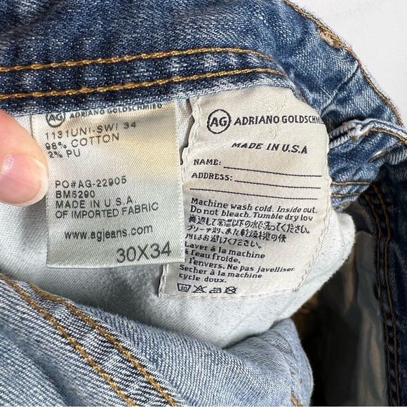 AG Adriano Goldschmied Matchbox Slim Straight Jeans - Picture 7 of 7